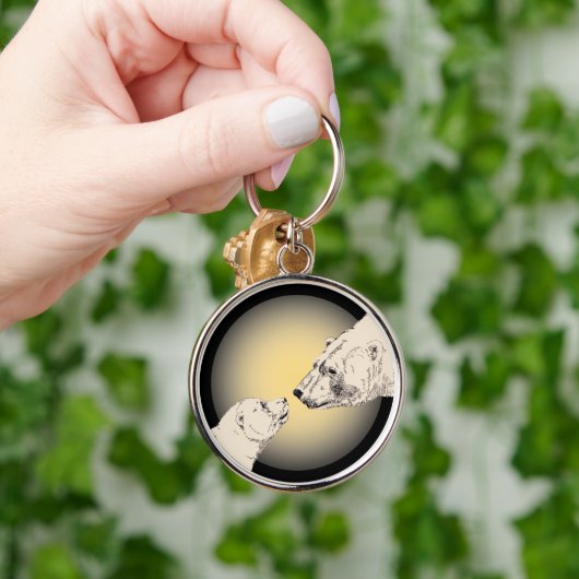 Polair Beer & Sleutelhanger Beer Kunst Sleutelhang (Hand)