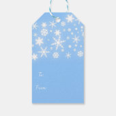 Polair Beer Snowflakes Gift Label Cadeaulabel (Achterkant)