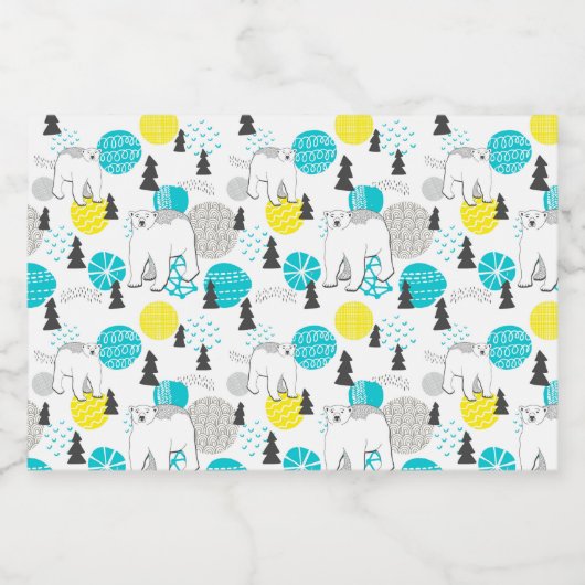 Polair beer sparkling wijnetiket (Enkel label)