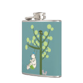 polair beer speelt een zwaai heupfles (Links)