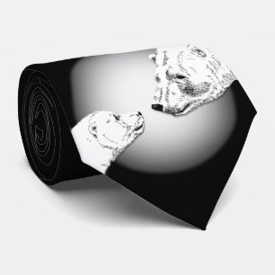 Polair Beer Stropdas w. Cub Stropdas Wildlife Art 