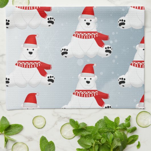 Polair Beer Theedoek (Gevouwen)