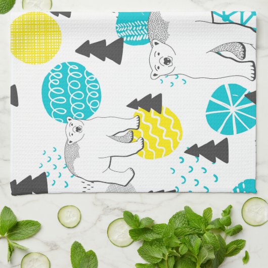 Polair beer theedoek (Gevouwen)