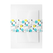 Polair beer uitnodigingen wikkel (Voorkant Voorbeeld)