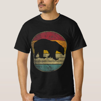 Polair Beer  Verdrukte Retro Silhouette 70s T-shirt
