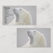 Polair beer visitekaartje (Voorkant / Achterkant)