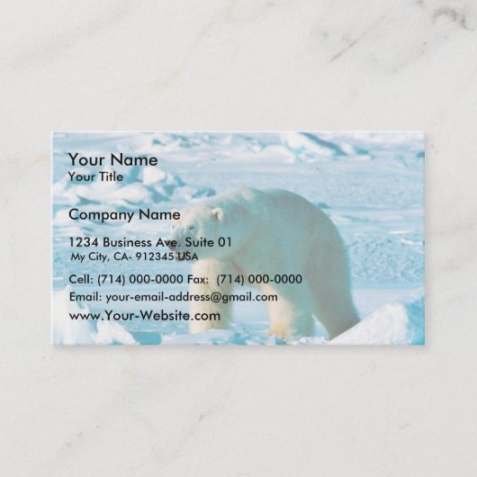 Polair Beer Visitekaartje (Voorkant)