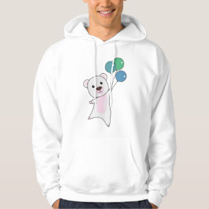 Polair Beer vliegt met ballonnen die kalveren Hoodie