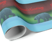 Polair licht Beer Cadeaupapier (Rol Hoek)