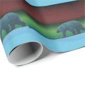 Polair licht Beer Cadeaupapier (Rol Hoek)