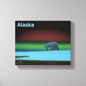 Polair licht Beer Canvas Afdruk (Voorkant)