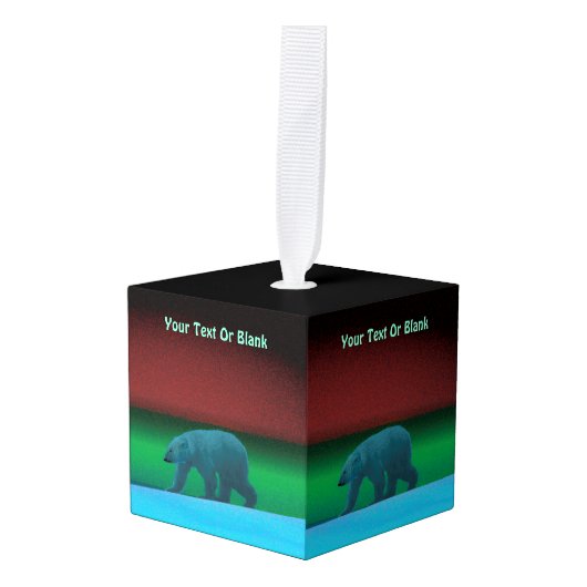 Polair licht Beer Decoratie (Voorkant hoekig)