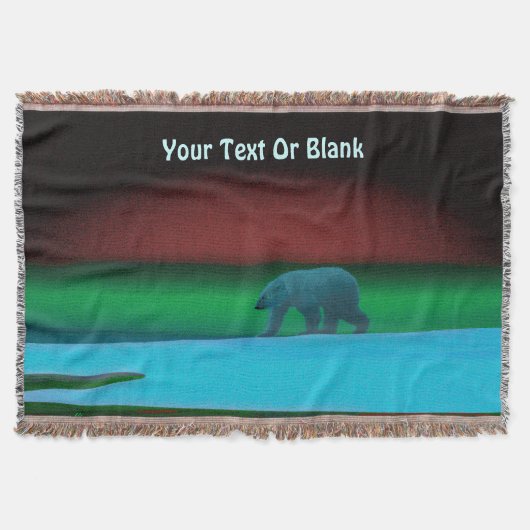 Polair licht Beer Deken (Voorkant)