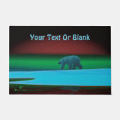 Polair licht Beer Deurmat (Voorkant)