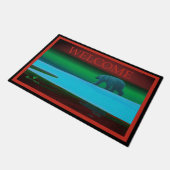 Polair licht Beer Deurmat (Schuin)