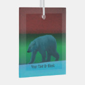 Polair licht Beer Glas Ornament (Voorkant Rechts)