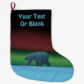 Polair licht Beer Grote Kerstsok (Voorkant)