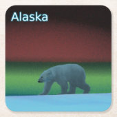 Polair licht Beer Kartonnen Onderzetters (Voorkant)