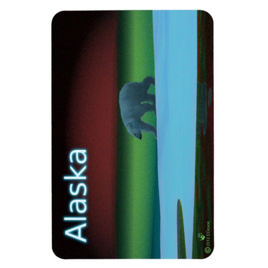 Polair licht Beer Magneet (Verticaal)