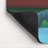 Polair licht Beer Muismat (Hoek)