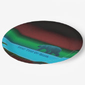 Polair licht Beer Papieren Bordje (Gekanteld)