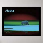 Polair licht Beer Poster (Voorkant)