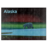 Polair licht Beer Snijplank (Voorkant)