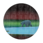 Polair licht Beer Snijplank (Voorkant)