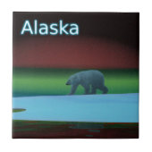 Polair licht Beer Tegeltje (Voorkant)