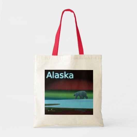 Polair licht Beer Tote Bag (Voorkant)