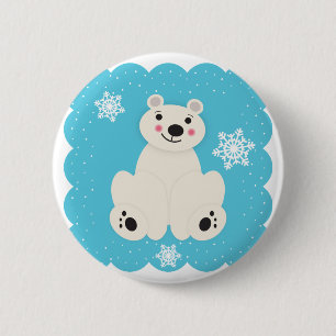 Polair-vriend Ronde Button 5,7 Cm