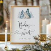 Polaire beer Baby's zijn zoet om een Poster te beh