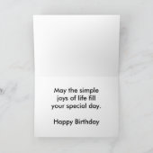 Polaire Beer Birthday Kaart (groot afdrukken) (Binnen)