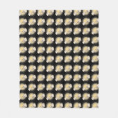 Polaire Beer Blanket Beren en moederbanken Fleece Deken (Voorkant)