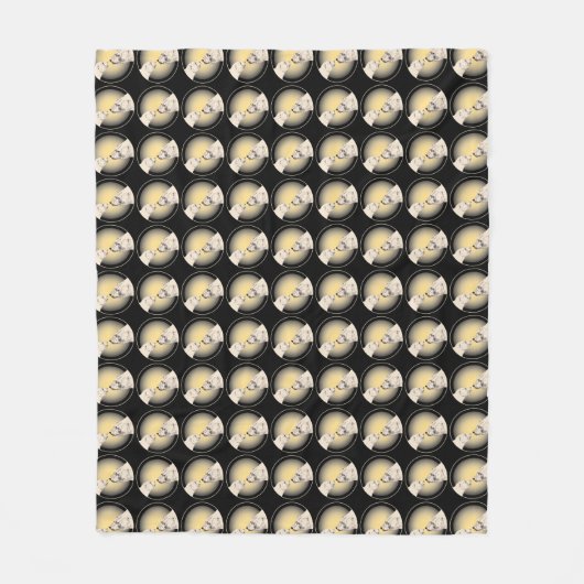 Polaire Beer Blanket Beren en moederbanken Fleece Deken (Voorkant)