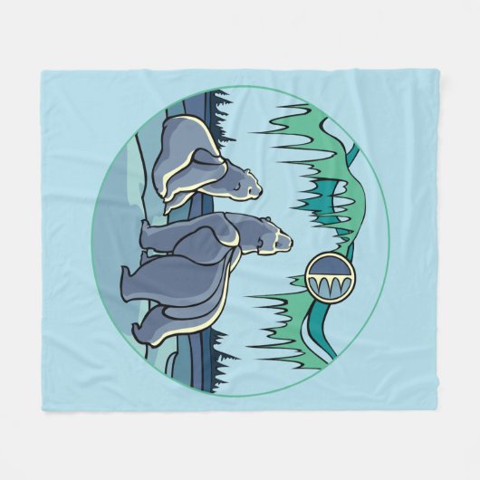 Polaire Beer Blanket Northern Lights Beer Blankets Fleece Deken (Voorkant (Horizontaal))