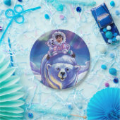 Polaire Beer bus schilderijen Papieren Bordje (Feest)