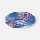 Polaire Beer bus schilderijen Papieren Bordje (Gekanteld)