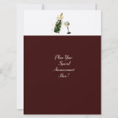 POLAIRE BEER COCKTAIL PARTIJ, wit, rood Kaart (Achterkant)