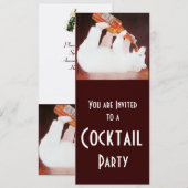 POLAIRE BEER COCKTAIL PARTIJ, wit, rood Kaart (Voorkant / Achterkant)