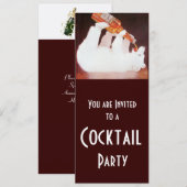 POLAIRE BEER COCKTAIL PARTIJ, wit, rood Kaart (Voorkant / Achterkant)