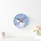 Polaire Beer Cub (met cijfers) Ronde Klok (Huis)