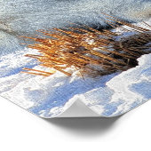 Polaire Beer Cubs en Aurora Earth Day Fantasy Post Poster (Hoek)