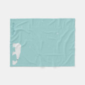 Polaire Beer en Baby kogelwand Fleece Deken (Voorkant (Horizontaal))
