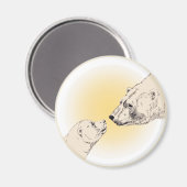 Polaire Beer en kubusvriendelijke natuurkundigen Magneet (Voorkant / Achterkant)