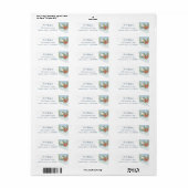 Polaire Beer- en renderingadreslabels Etiket (Full Sheet)