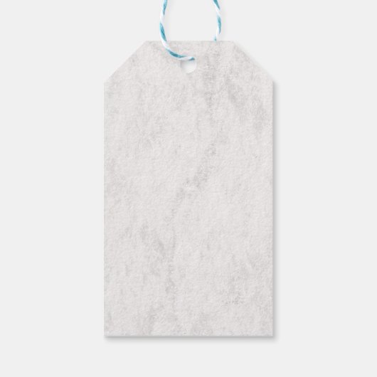 Polaire Beer familie van vijf kerst Cadeaulabel (Achterkant)