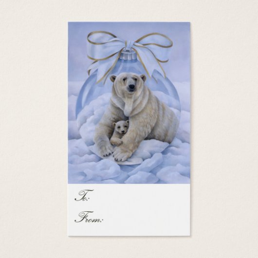 Polaire Beer Gift Labels Visitekaartje (Voorkant)