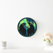 Polaire Beer-klokkast (standaard Beer) Ronde Klok (Huis)