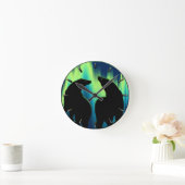 Polaire Beer-klokkast (standaard Beer) Ronde Klok (Huis)